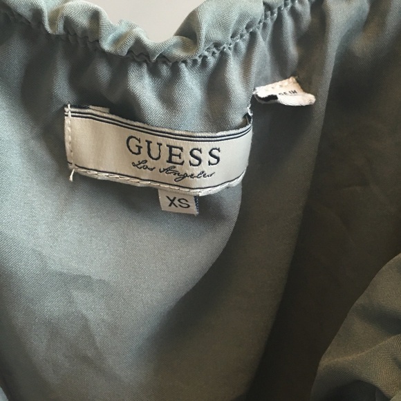 GUESS Army Green Romper. XS. - Picture 3 of 4